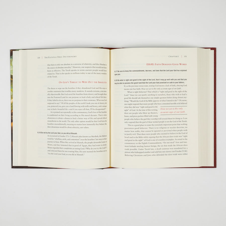 GetBooks Bible titled The Rational Bible: Deuteronomy by Regnery Faith, featuring a hardcover with the book cover design.