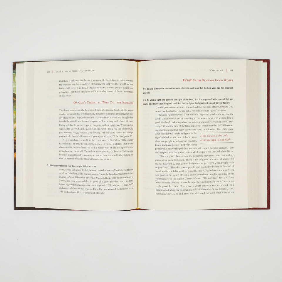 GetBooks Bible titled The Rational Bible: Deuteronomy by Regnery Faith, featuring a hardcover with the book cover design.
