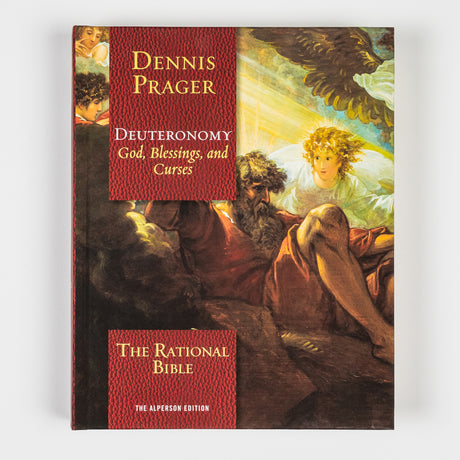 GetBooks Bible book cover featuring "The Rational Bible: Deuteronomy" by Regnery Faith with a dark blue and white design.