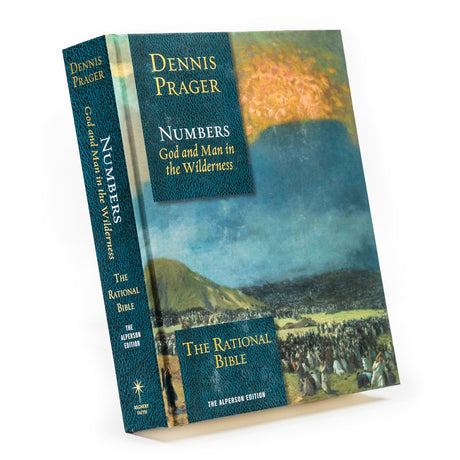 The cover of The Rational Bible: Numbers by Regnery Faith, showing the title and subtitle about God and man in the wilderness.