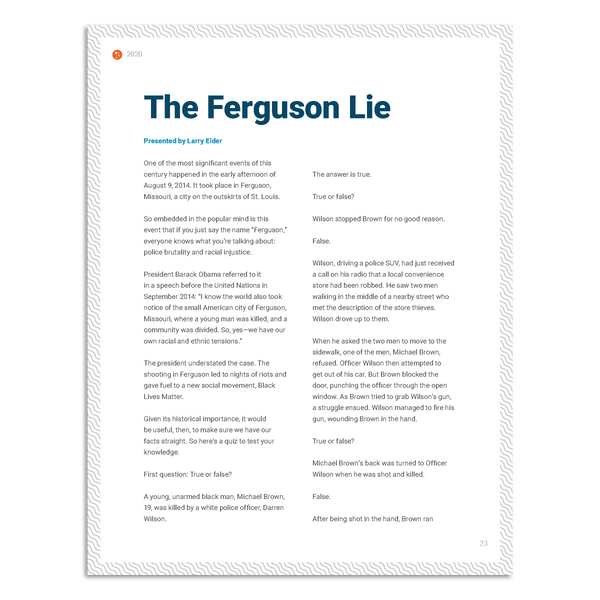 PragerU 2020 Video Scripts PDF E-Book