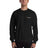 Black PragerU sweatshirt featuring the PragerU logo on the front, made of comfortable fabric with a casual fit.