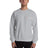 Black PragerU sweatshirt with white logo front view, casual unisex design for comfortable everyday wear.