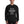 Black PragerU sweatshirt with logo, casual fit, front view showing the brand's emblem on the chest.