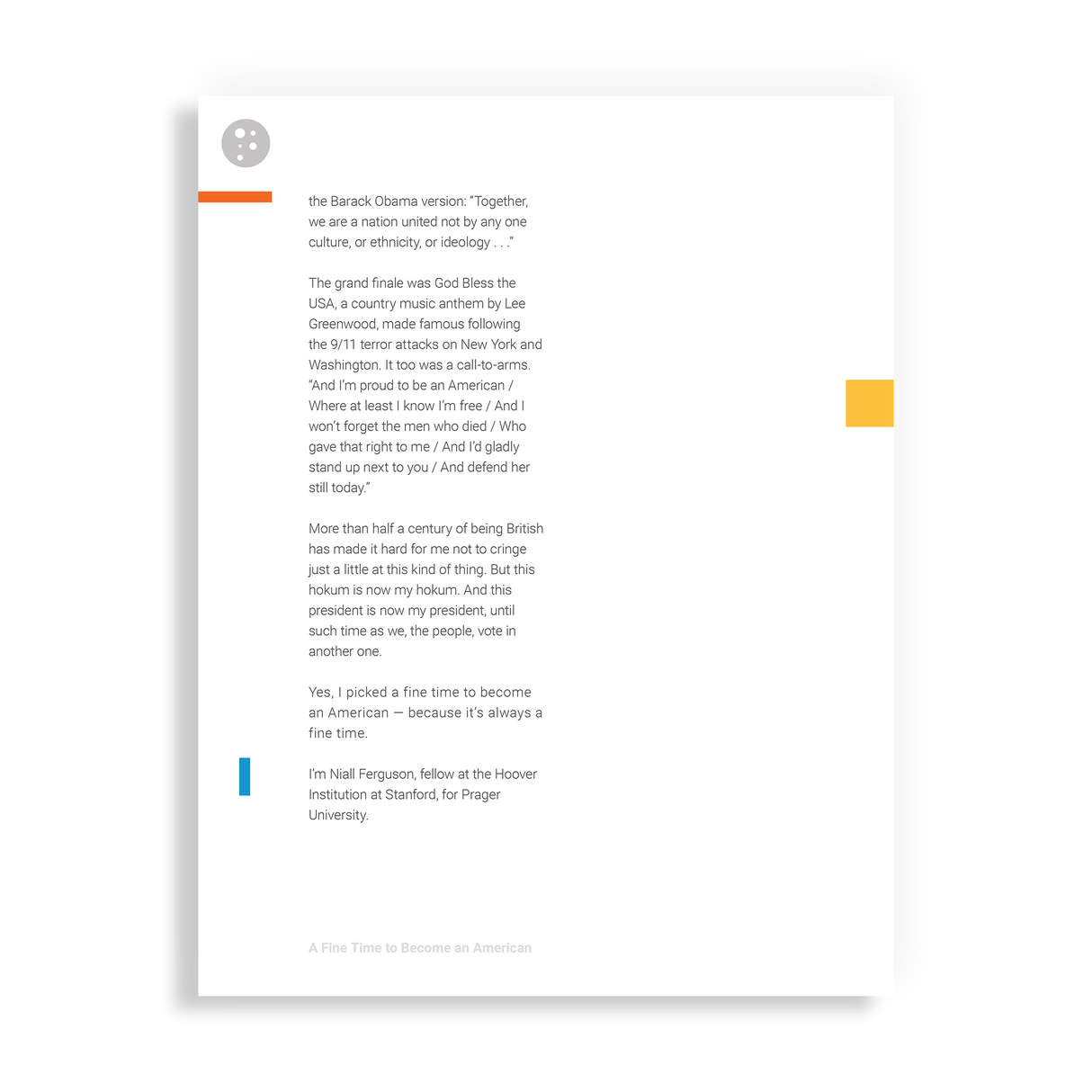 PragerU 2019 video scripts PDF e-book showing pages with text and graphics from the educational video series.